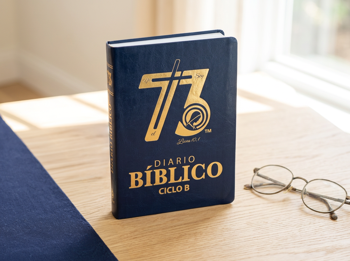 Diario Biblico Ciclo B  El Sembrador, Cuero Suave Azul